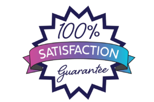 100% satisfaction guarantee